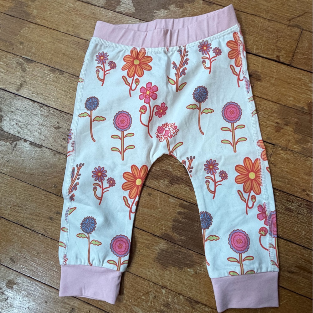 NWOT Girls organic cotton Monica + Andy pants size 9-12M